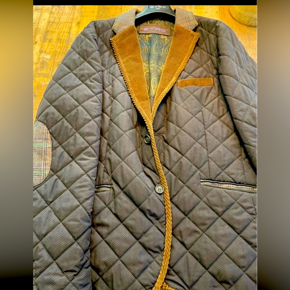 Etro Quilted/Cord Jacket